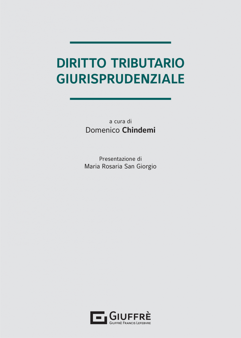 Featured image for “DIRITTO TRIBUTARIO GIURISPRUDENZIALE”